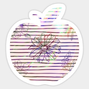 Unique line pattern Sticker